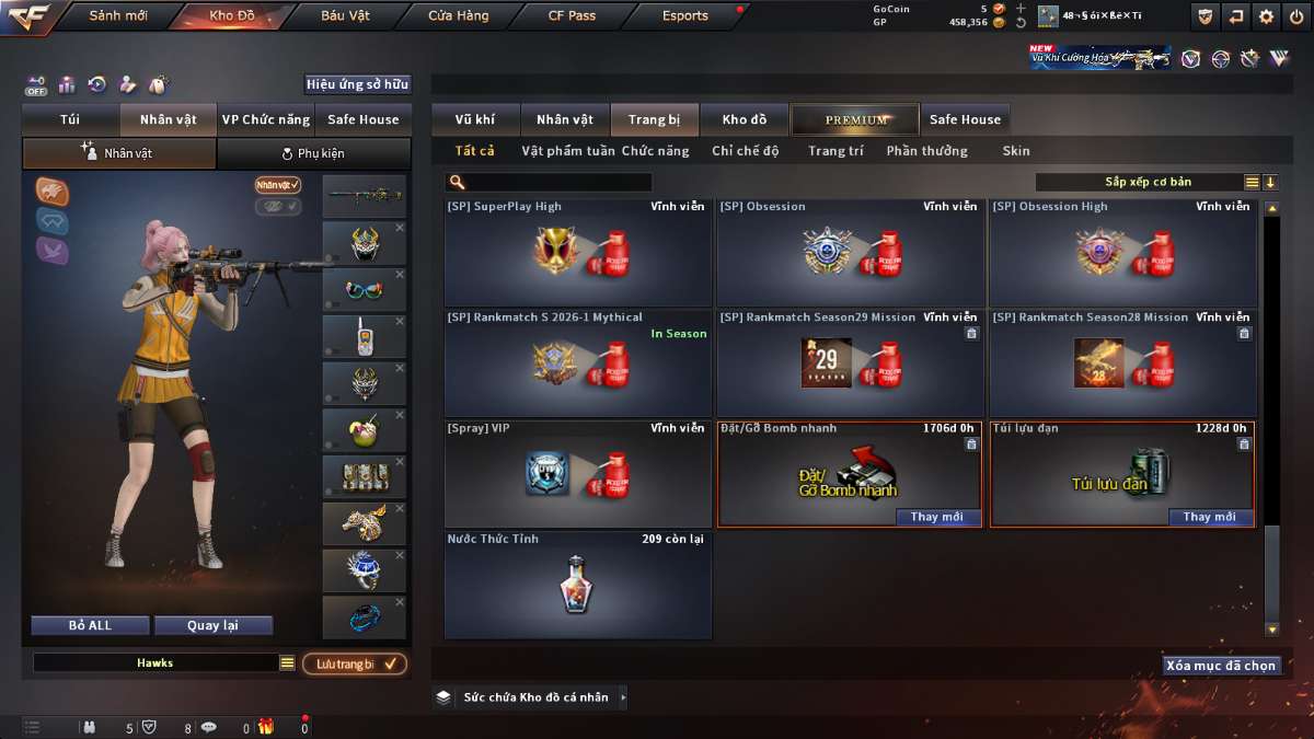 shop acc cf uy tin gia re